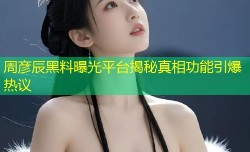 周彦辰黑料曝光平台揭秘真相功能引爆热议
