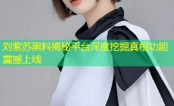 刘紫苏黑料揭秘平台深度挖掘真相功能震撼上线