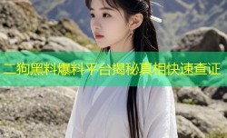 二狗黑料爆料平台揭秘真相快速查证