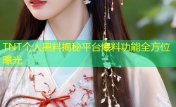 TNT个人黑料揭秘平台爆料功能全方位曝光