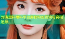 刘涛黑料爆料平台揭秘粉丝互动与真相追踪