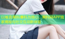 以喻言黑料爆料为核心，黑料网APP独家揭秘与社交互动新体验