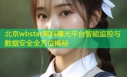 北京wbstar黑料曝光平台智能监控与数据安全全方位揭秘
