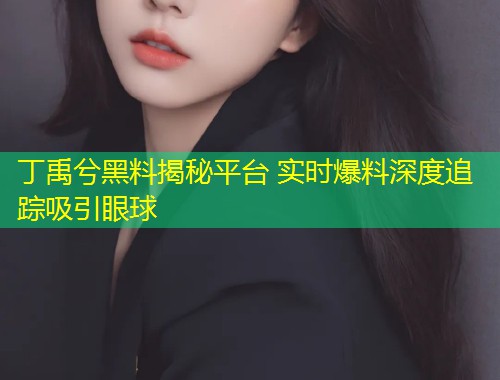 丁禹兮黑料揭秘平台 实时爆料深度追踪吸引眼球  第1张