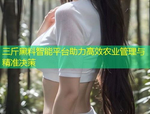 三斤黑料智能平台助力高效农业管理与精准决策  第2张