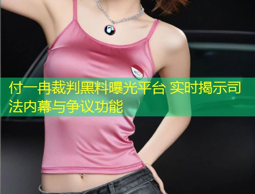 付一冉裁判黑料曝光平台 实时揭示司法内幕与争议功能  第1张