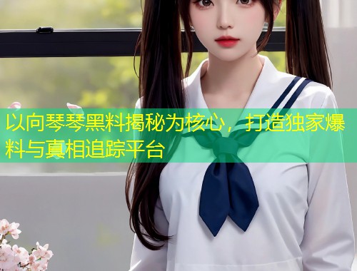 以向琴琴黑料揭秘为核心，打造独家爆料与真相追踪平台  第1张