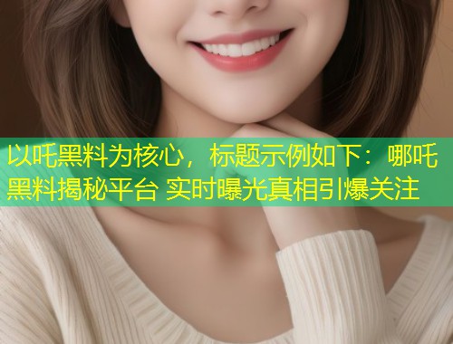 以吒黑料为核心，标题示例如下：哪吒黑料揭秘平台 实时曝光真相引爆关注  第1张