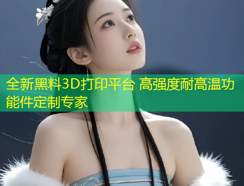 全新黑料3D打印平台 高强度耐高温功能件定制专家  第1张