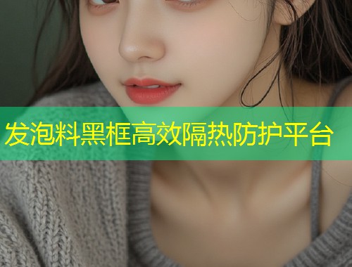 发泡料黑框高效隔热防护平台  第1张