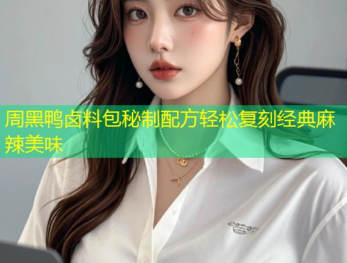 周黑鸭卤料包秘制配方轻松复刻经典麻辣美味  第1张