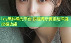 Ley黑料曝光平台 快速揭示真相与深度挖掘功能
